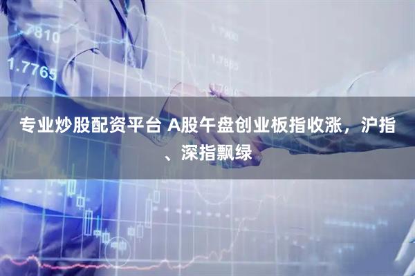 专业炒股配资平台 A股午盘创业板指收涨，沪指、深指飘绿